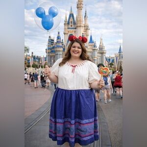 Disney Encanto Luisa Madrigal Costume Dress 3X Adult Women’s Disneybound O